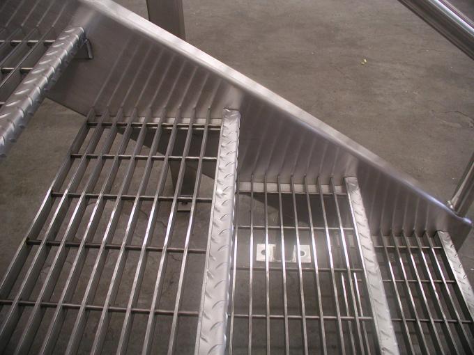 heavy galvanized steel steps exterior thickness 30x3mm safety