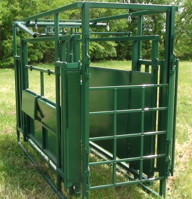 Popular Livestock Handling Equipment 2 Rolling Doors Cattle Working Systems
