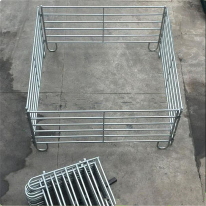 Portable Sheep Panels / Steel Cattle Fence Panels Round Pen Fence