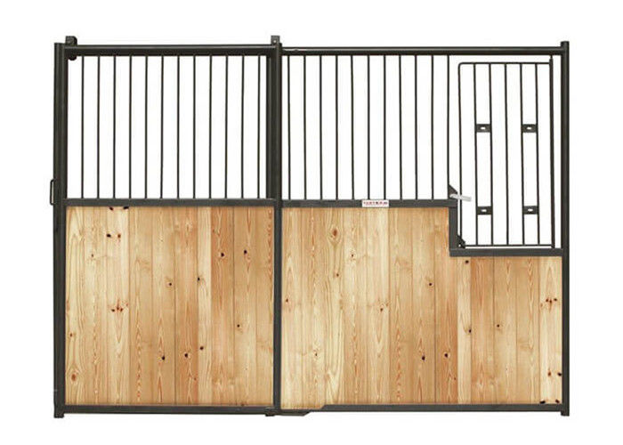 Pre Built Metal Horse Stall Doors Durable Equestrian Horse Barn
