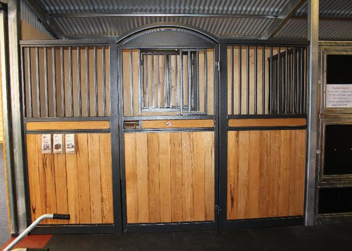 Powder Coated Horse Stall Panels Portable Stall Doors For Horse Barns