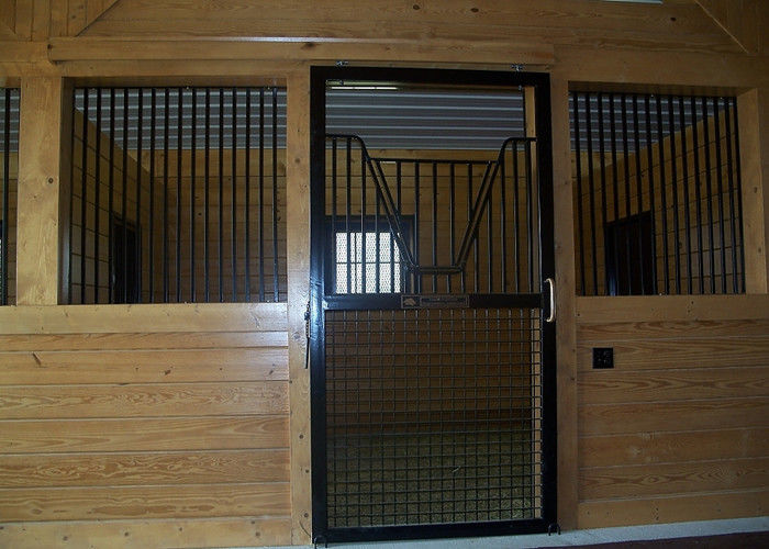 Modular 2 4 Horse Stall Fronts Kits With Latches Feeders Powder