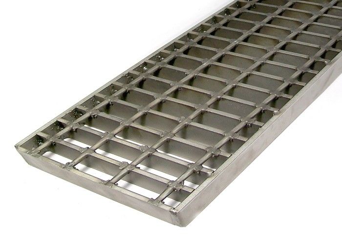 Safety Stainless Steel Mesh Grate , Light Weight Open Steel Floor