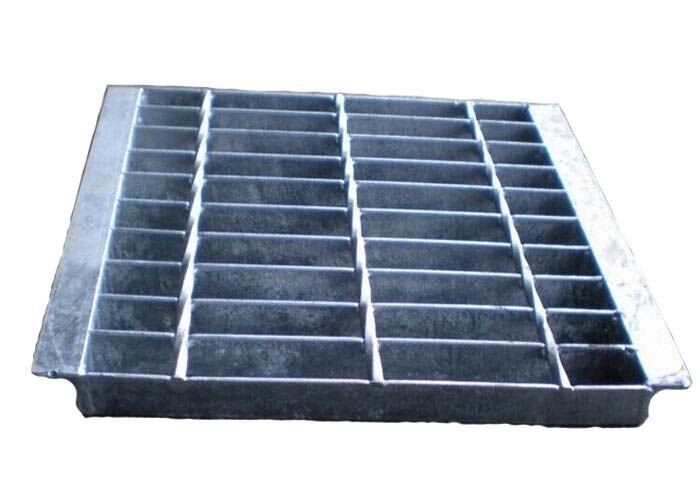 Steel Grate Drain Cover , Galvanised Steel Grate And Frame