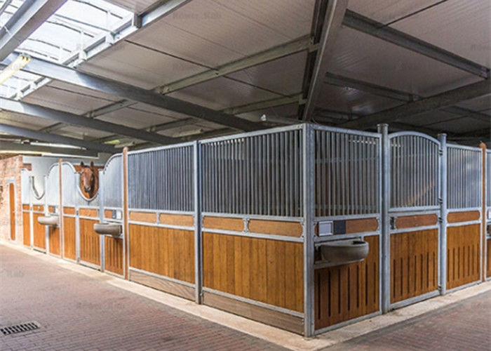 Movable 10x10 12x12 Big Horse Stall Panels With Hot Dipped Galvanized Frame