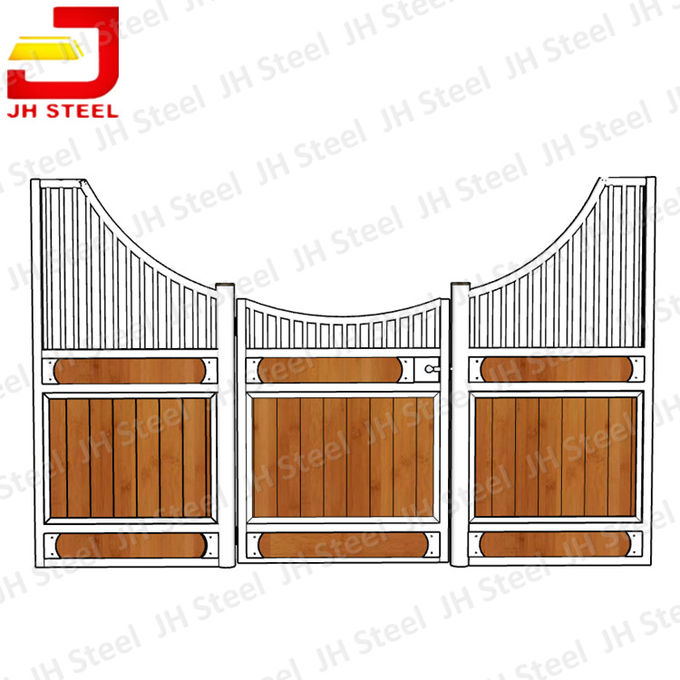 The Cheap European Black Coating Horse Stable Panels For Sales