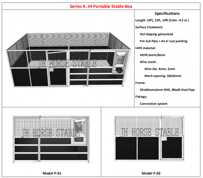 Sliding Door And Swivel Feeder Priefert Horse Stall Front Custom Size