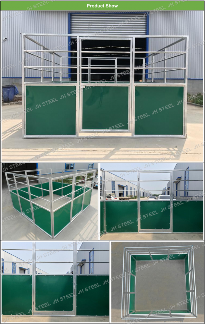 Prefabricated Q195 Horse Stable Box Animal Husbandry Equipment 0