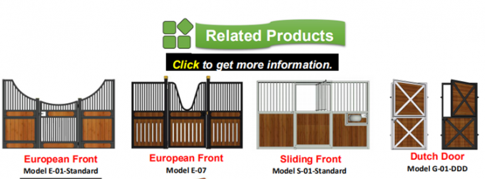 Prefabricated Q195 Horse Stable Box Animal Husbandry Equipment 4