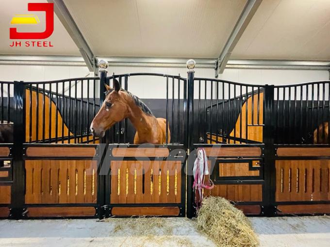 Heavy Duty European Style Horse Stable Box Stall Fronts 3.6m Long Life
