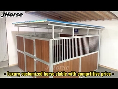 Eco Friendly Husbandry Equipment Horse Stables Panels With Roof