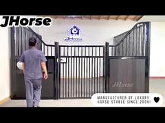 Luxury Prefab Used Bamboo Wooden Horse Stable Stall Front Panel