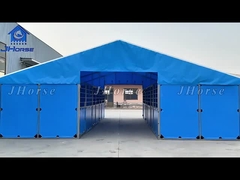 Portable Metal Horse Stall Box Outdoor Horse Stable Shelter Filling PVC Board Front Panel with Shed