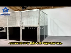10ft 12ft Portable Horse Stall Panels Steel Temporary Customized Economical Aluminum