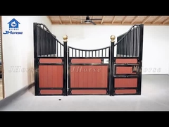 Sturdy Durable European Horse Stalls 3.5m Length Pine Fillin Wood Type