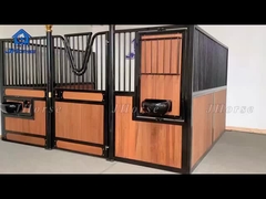 Endurable Sliding Door European Horse Stalls Galvanized Metal Frame