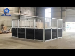 10ft 12ft Portable Horse Stall Panels Steel Temporary Customized Economical Aluminum