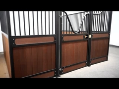 High Strength Powder Coating European Horse Stall Stable With Accessories