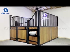 OEM ODM Modular Horse Stall Kits , Equine Stall Fronts Bamboo / Pine Wood
