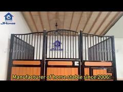 Permanent Horse Stable Panel Door European Horse Stall Fronts Horse With Feeder