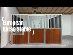Galvanized Silver Steel Metal Frame Horse Stall Front Heavy Duty