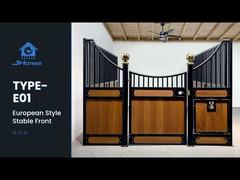 3.5x2.2m European Horse Stalls With Double Security Foot Lock Latch