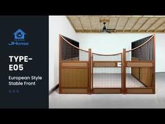 Outdoor Plywood Board European Horse Stalls Stable Stall Fence Panel With Roof