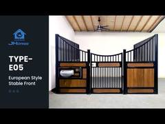 Standard 12x12ft Husbandry Powder Coated Horse Stall Fronts