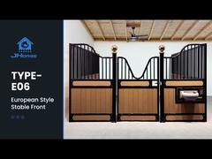 See Why Choose 3m 3.6m European Horse Stalls With Yoke Stable Front Panel E-06