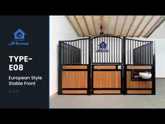 See Why Choose 12ft * 12ft Equine Ventilation Bar European Horse Stalls