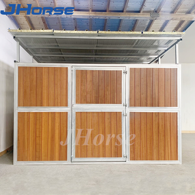 2.2m Prefabricated Horse Stalls Fronts Side Panel Partitions Dividers 10ft 12ft