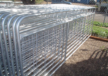 Heavy Duty Livestock Gates And Panels , Wire Mesh Galvanized Farm Gates