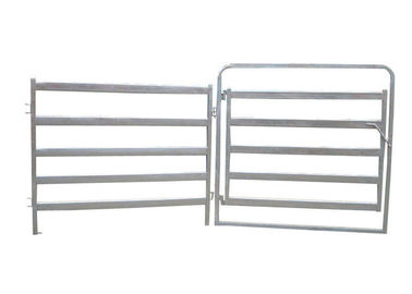 Rigid Lightweight Farm Cattle Panels Stand Alone Type Green Painting