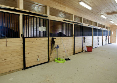 Modern Single Horse Stall Panels Strong Bamboo Board / Plank Construction