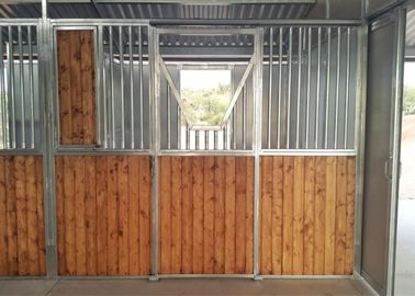 HDG / PC Finish Horse Stall Components , Easy Install Portable Stall Panels