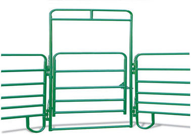 Livestock Portable Round Yard Panels , Anti Corrosion Round Pen Corral Panels