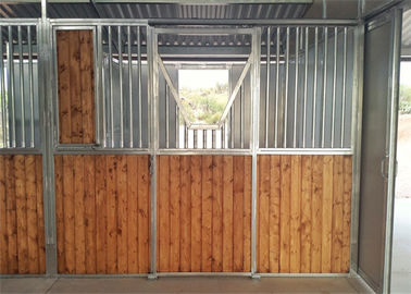 Portable Fully Hot Dipped Galvanized Steel Horse Stables 3.6m 3.8m 4.0m