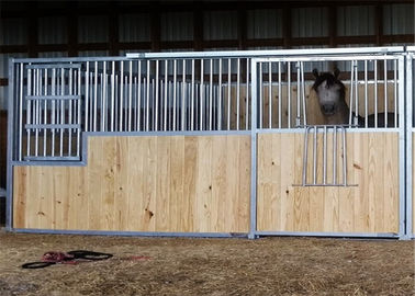 Heavy Duty Horse Stable Box Equipment with Bamboo Board Hot Dip Galvanized European Style