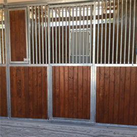 Customized front panel wooden horse stable bamboo material horse stall