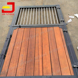 Powder Coated Black Horse Stable Stall Panel Fronts for China