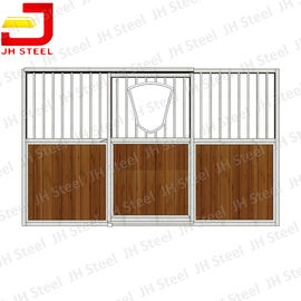 Metal Paddock Stable Riding Shed Horse Stall Panels With Sliding Door
