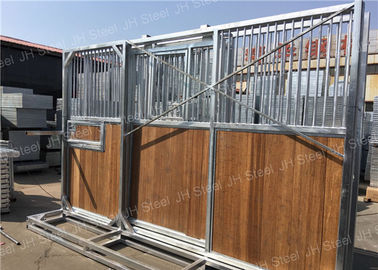 galvanized portable horse stable front 3.0mx3.0m large horse stall