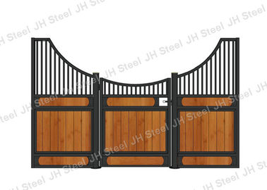 Powder Coated Pine Solid Board 3.6m Horse Stall Front