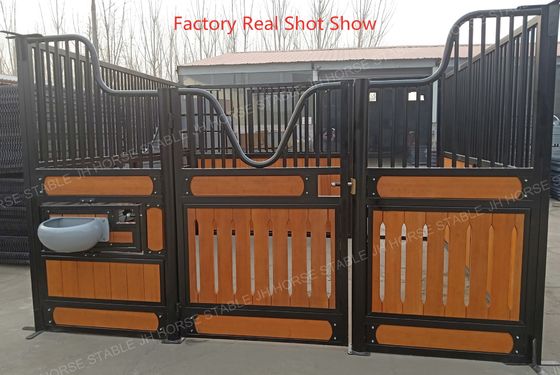 Hot Dipped Galvanized Modern Horse Stable Bamboo Ventilation Slot
