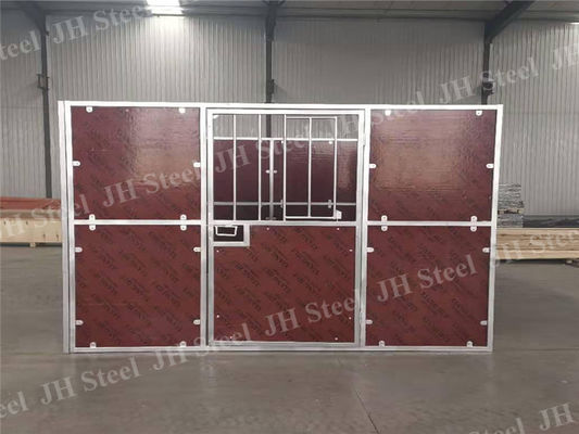 Indoor Plywood Filling Equestrian 2.2m Horse Stall Panels