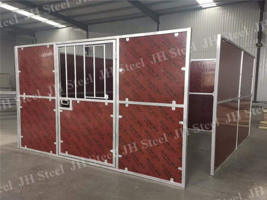 Plywood Infill Durable Frame 2.2m Horse Stable Box