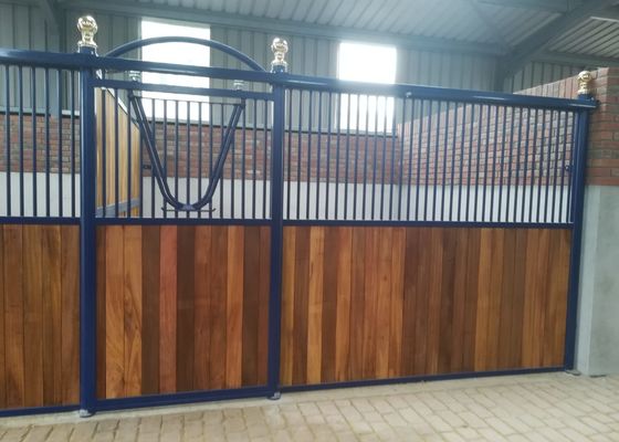 Customized Iso Mesh Horse Stall Fronts Powder Coating Surface Treatment