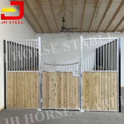 Economical Window Sliding Door Mesh Horse Stall Fronts Infilled Pine Custom Made Size