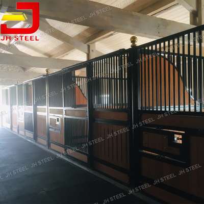 Bamboo Wood Horse Stall Panels European Style Sliding Door Solid Box
