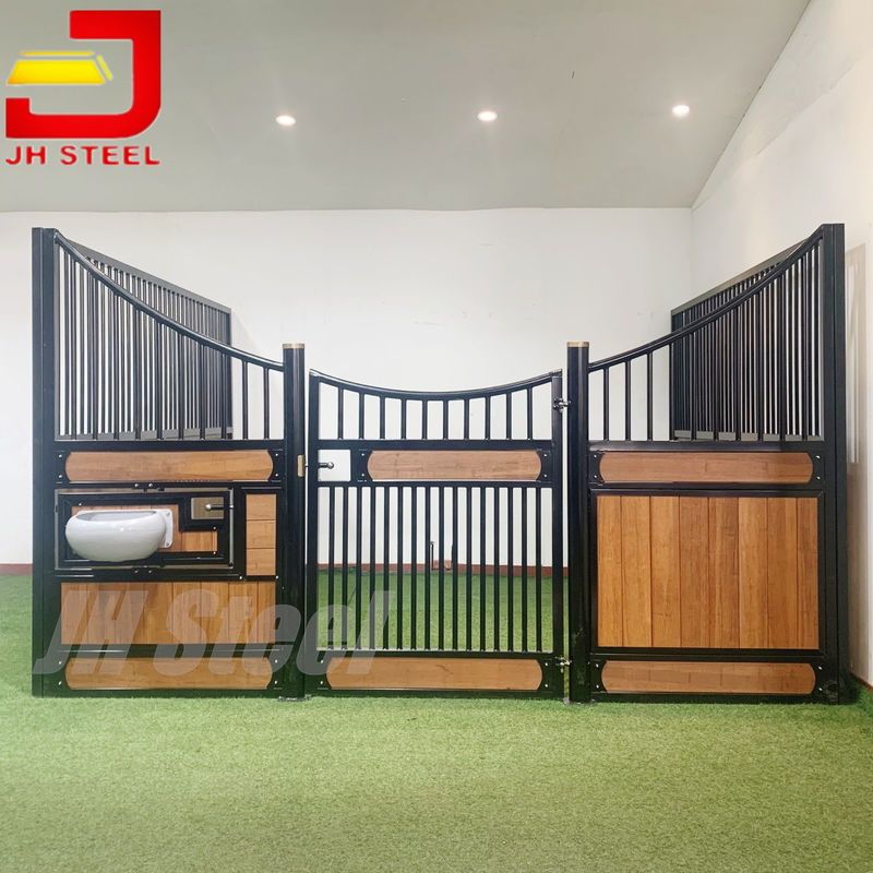 Portable Bamboo Horse Stable Barn Door Horse Stall Panels Prefabricated